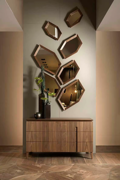 LEONARDO L38N/A - Hexagone mirror by Arte Brotto - view 3